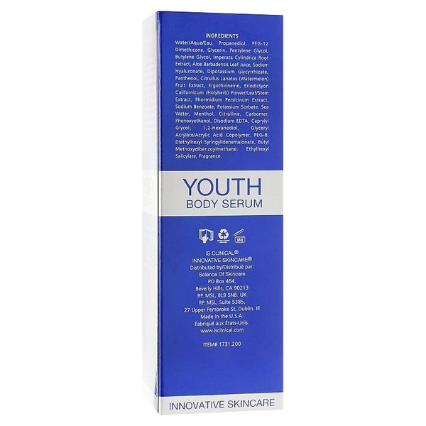 Odmładzające serum do ciała iS CLINICAL Youth Body Serum 200 ml - zdjęcie główne